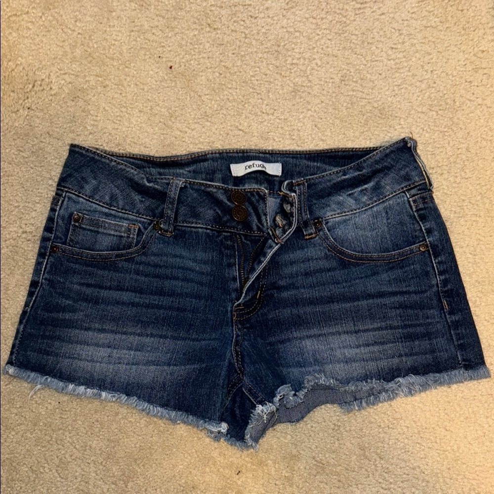 Reflex Women's Denim Shorts - Dark Blue
